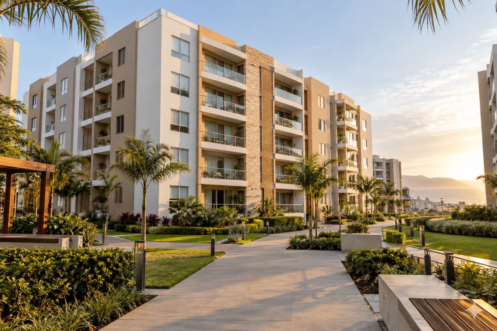 Edificios de un proyecto residencial